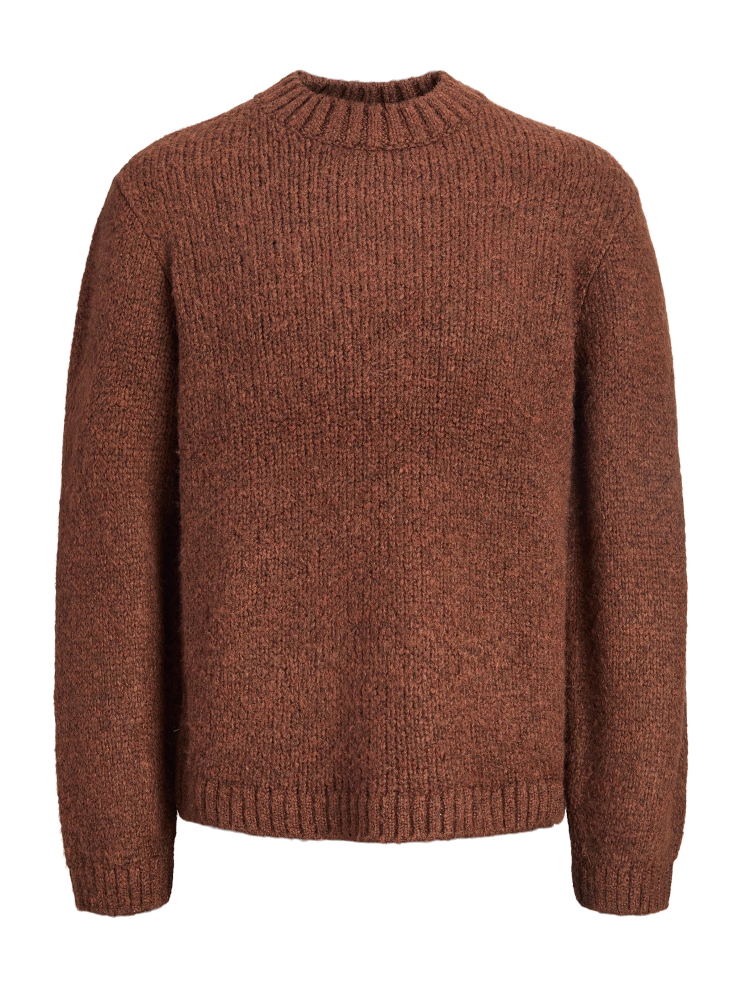 Pull-over 'JORSALAMANCO' JACK & JONES en marron : devant