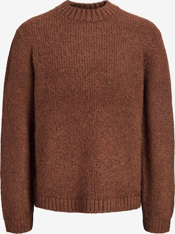 Pull-over 'JORSALAMANCO' JACK & JONES en marron : devant