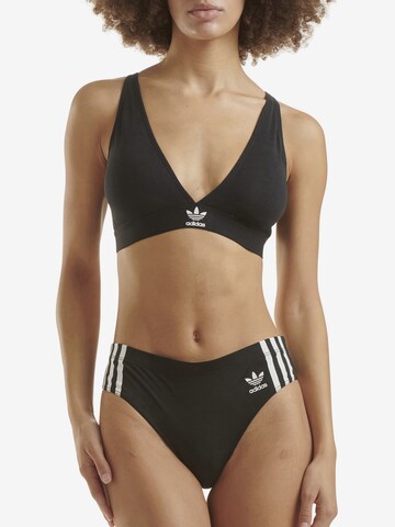 ADIDAS ORIGINALS Thong ' Wide Side ' in Black