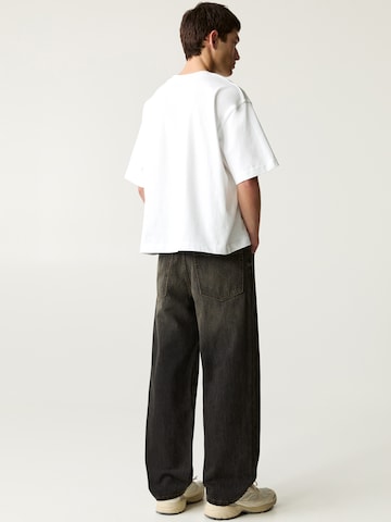 Pull&Bear Baggy Farmer - fekete