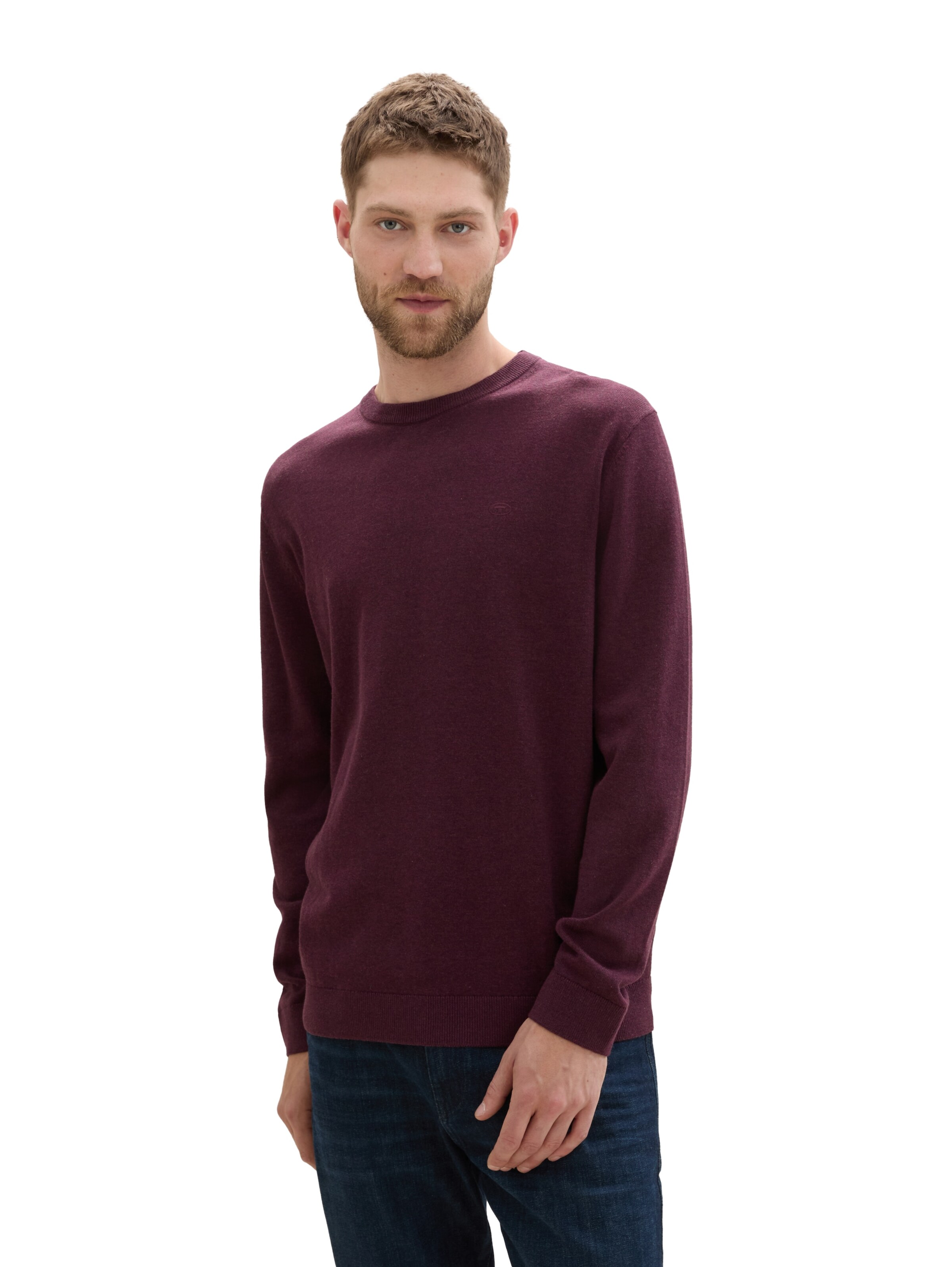 TOM TAILOR Pulover | rdeča barva