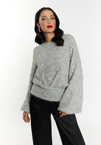 faina Sweater 'Dulcey' in Grey: front