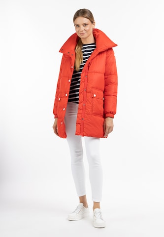 DreiMaster Maritim Winter Coat in Orange