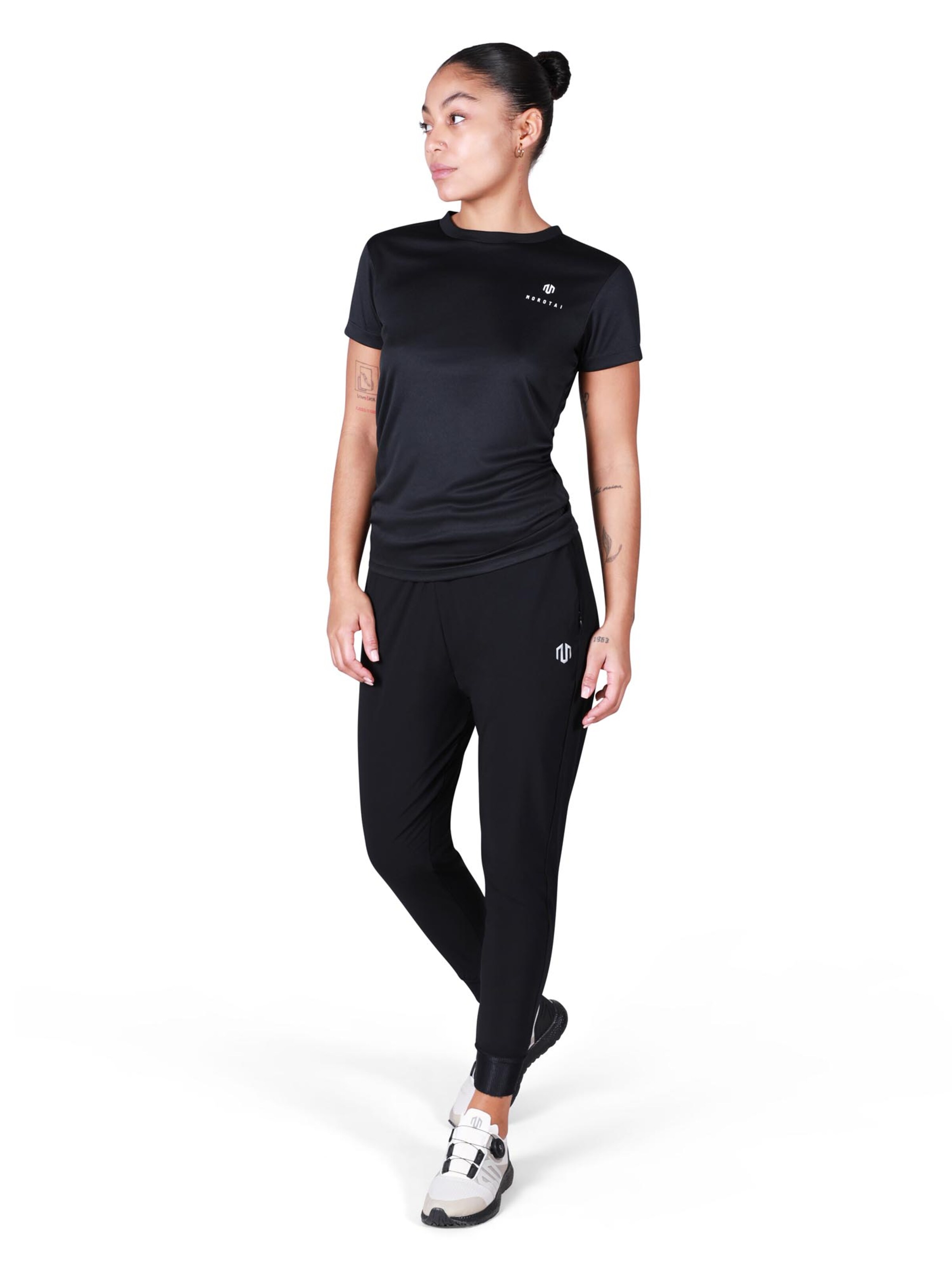 MOROTAI Tapered Sportbyxa 'Kansei' i svart