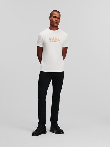 Tricou de la Karl Lagerfeld pe alb