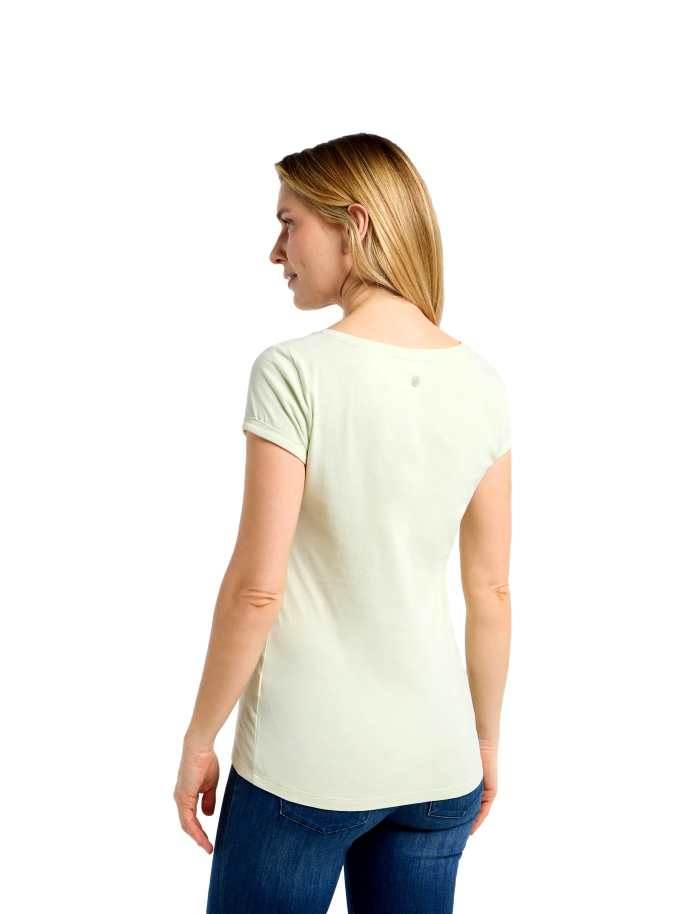 Tricou 'Fllorah' de la Ragwear pe verde