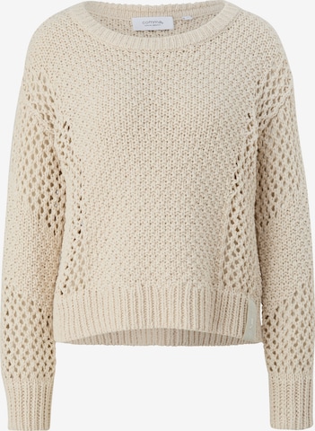 Pull-over comma casual identity en beige : devant