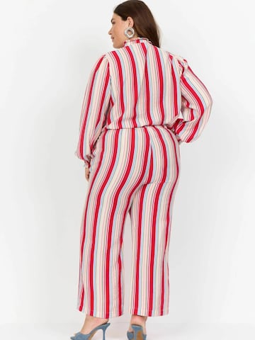 Loosefit Pantalon 'Adina' Wasabi Concept en rouge