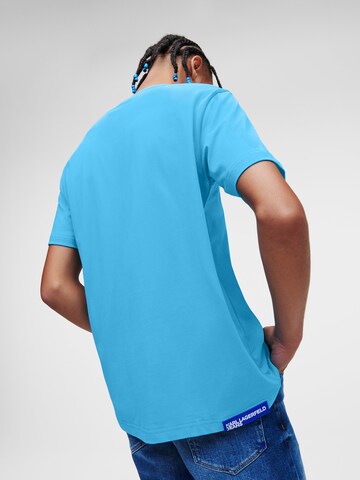 KARL LAGERFELD JEANS - Camiseta en azul