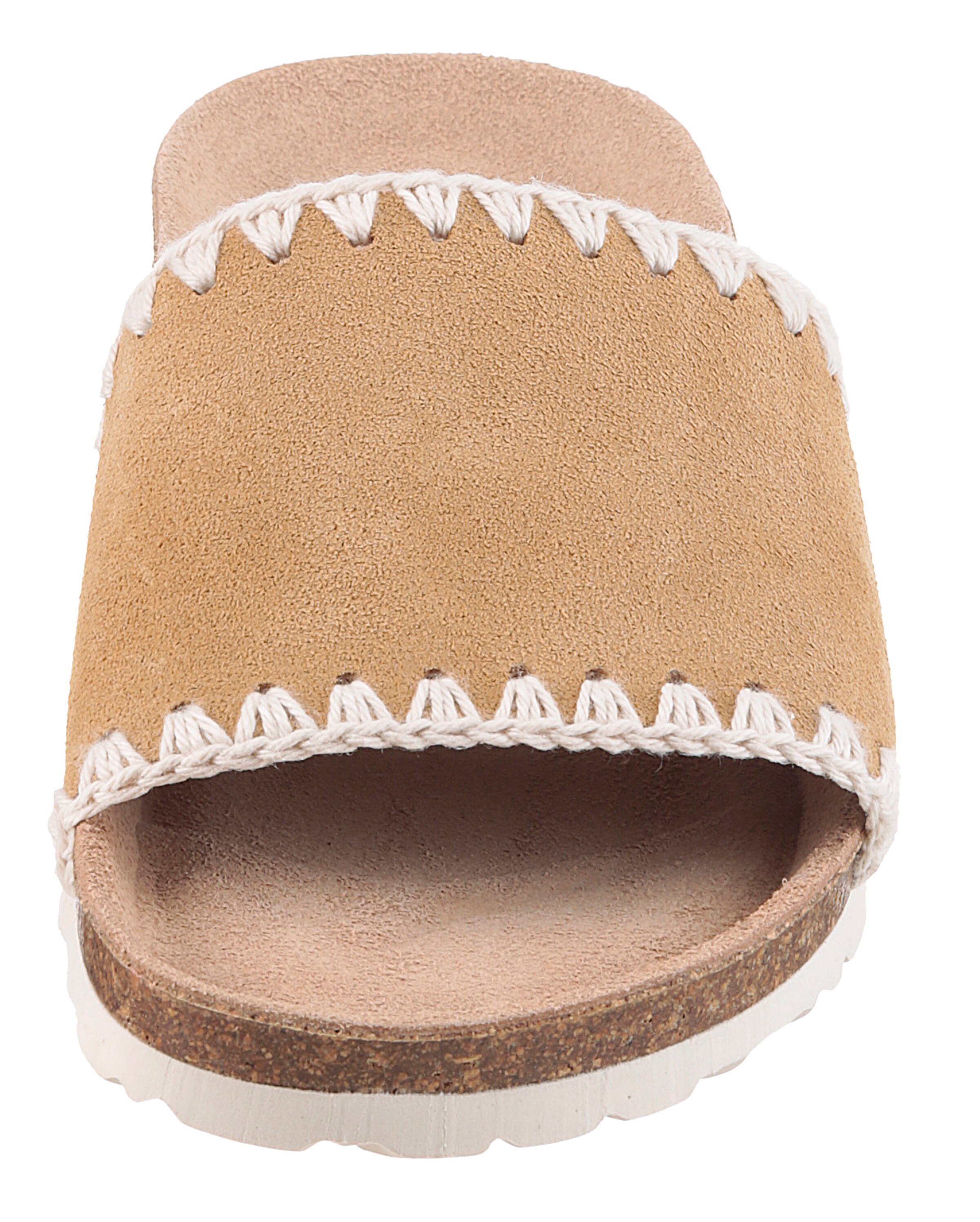 Aniston Mules in Beige