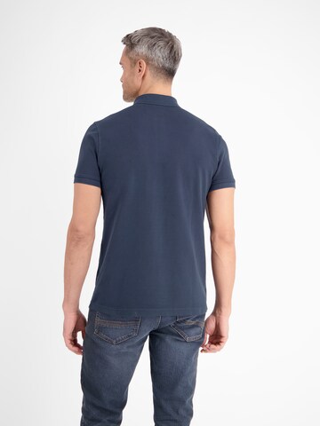 LERROS Herren Poloshirt in gewaschener Optik in Blau