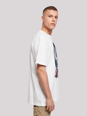 F4NT4STIC Shirt 'The Who Flag Blanket' in White