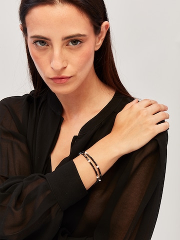 Braccialetto 'MAGNETICA SYSTEM' di Breil in nero: frontale