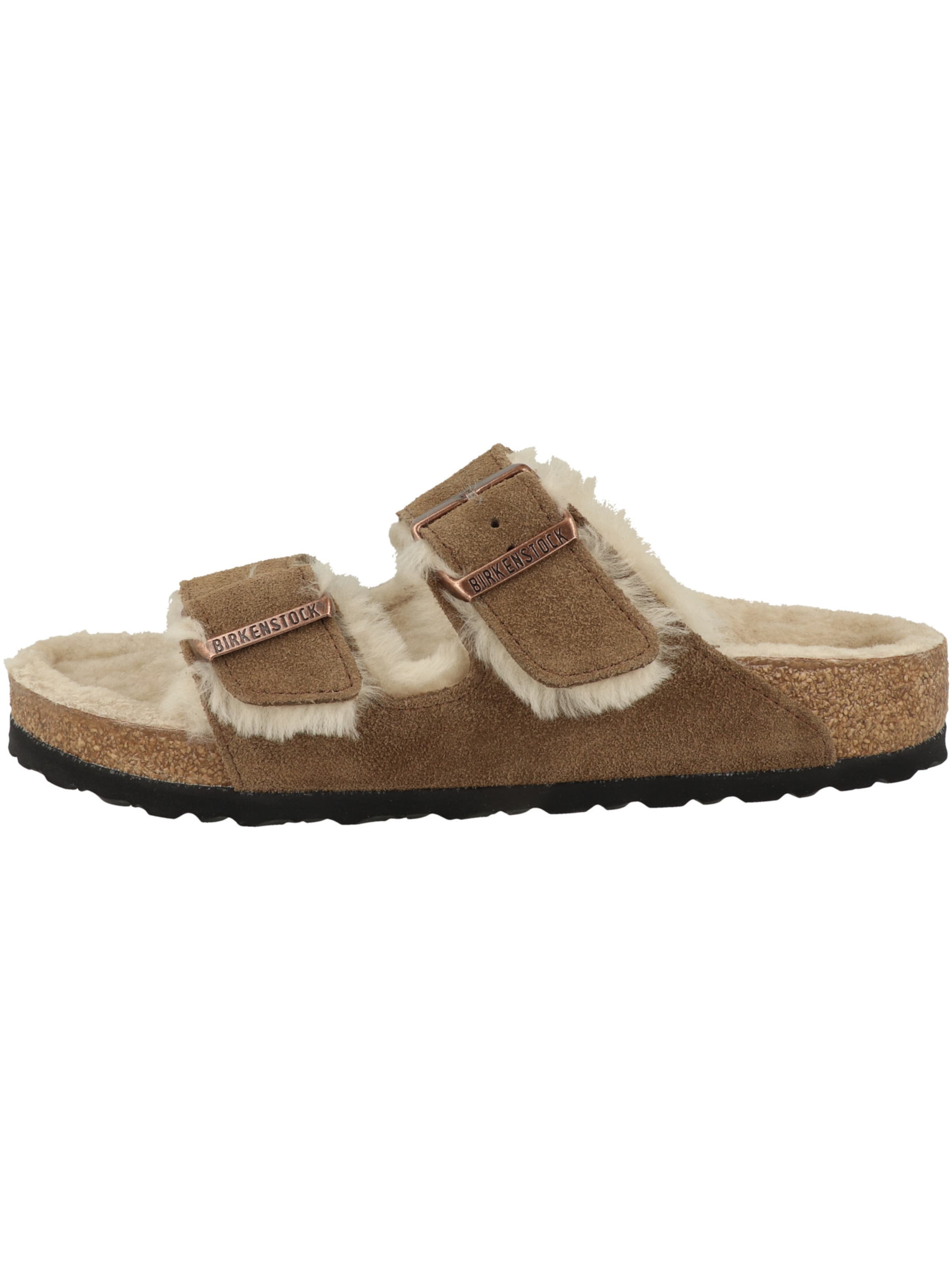 BIRKENSTOCK Pantolette ' Arizona' in Braun: Vorderseite