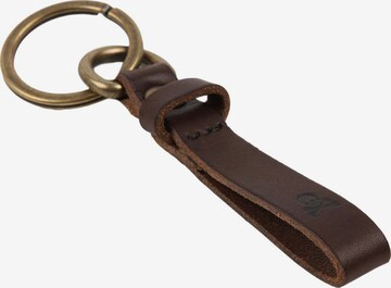 Scalpers Key ring 'Silves' in Brown: front