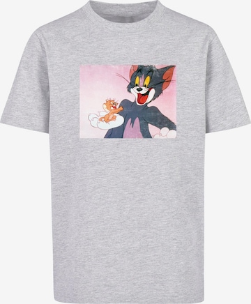 ABSOLUTE CULT T-Shirt 'Tom And Jerry - Still One' in Grau: predná strana