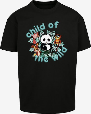 F4NT4STIC Shirt in Zwart: voorkant