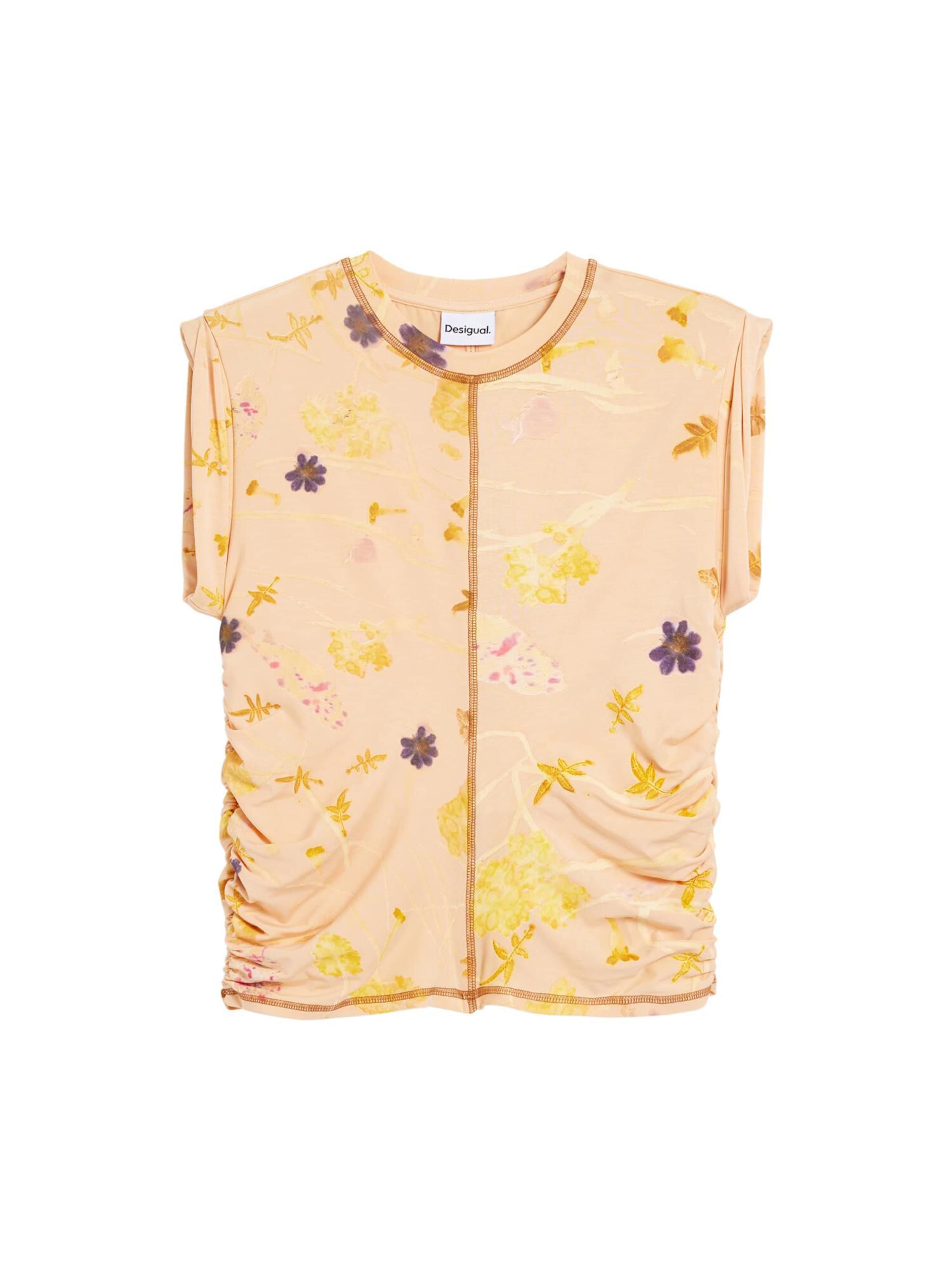 Desigual Μπλουζάκι σε πορτοκαλί: μπροστά