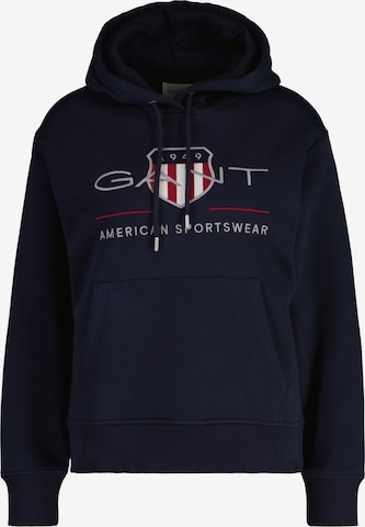 Felpa di GANT in blu: frontale
