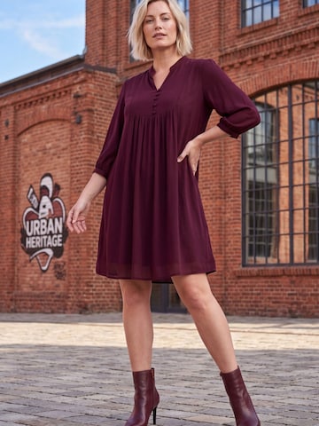 JMP - Jean Marc Philippe - Vestido 'RITY817-BORDEAUX' en rojo