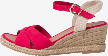 TAMARIS - Sandalias con hebilla en rosa