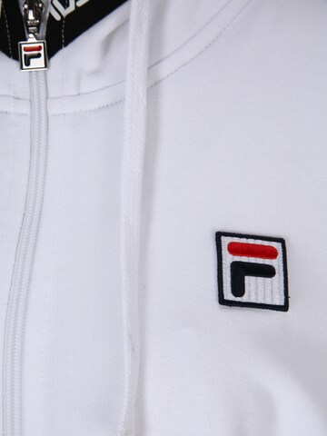 FILA - Sudadera con cremallera deportiva 'Benny' en blanco