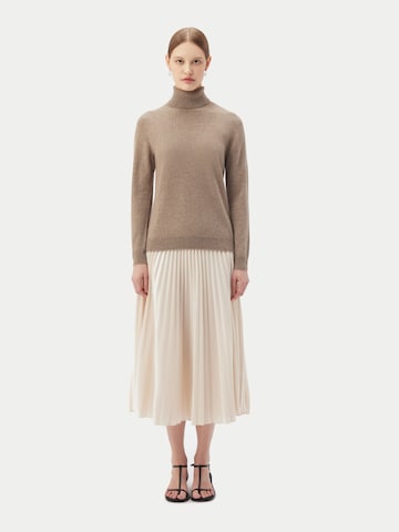 GOBI Cashmere Tröja 'Women's Essential Cashmere Turtleneck Sweater' i grå
