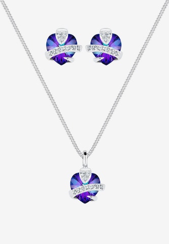 ELLI Jewelry Set 'Herz' in Blue