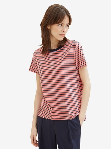 TOM TAILOR DENIM T-Shirt in Rot