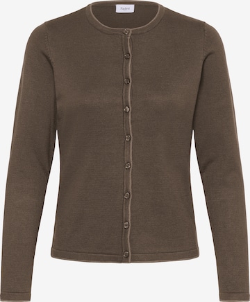 SAINT TROPEZ Strickjacke in Braun: Vorderseite