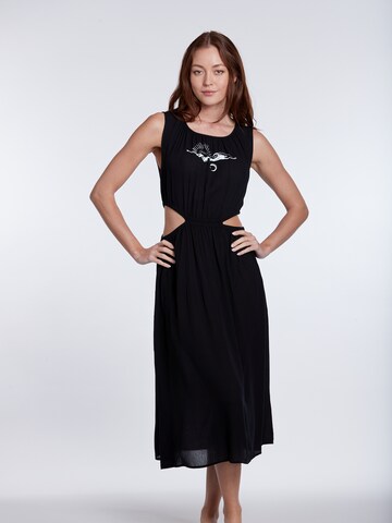 OLYMPIA Kleid in Schwarz: Vorderseite