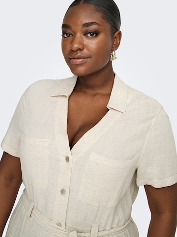 smėlio ONLY Carmakoma Palaidinės tipo suknelė 'CARSIESTA'