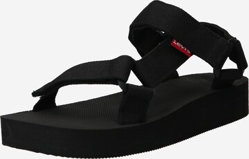 LEVI'S ® Sandalen met riem 'CADYS' in Zwart: voorkant