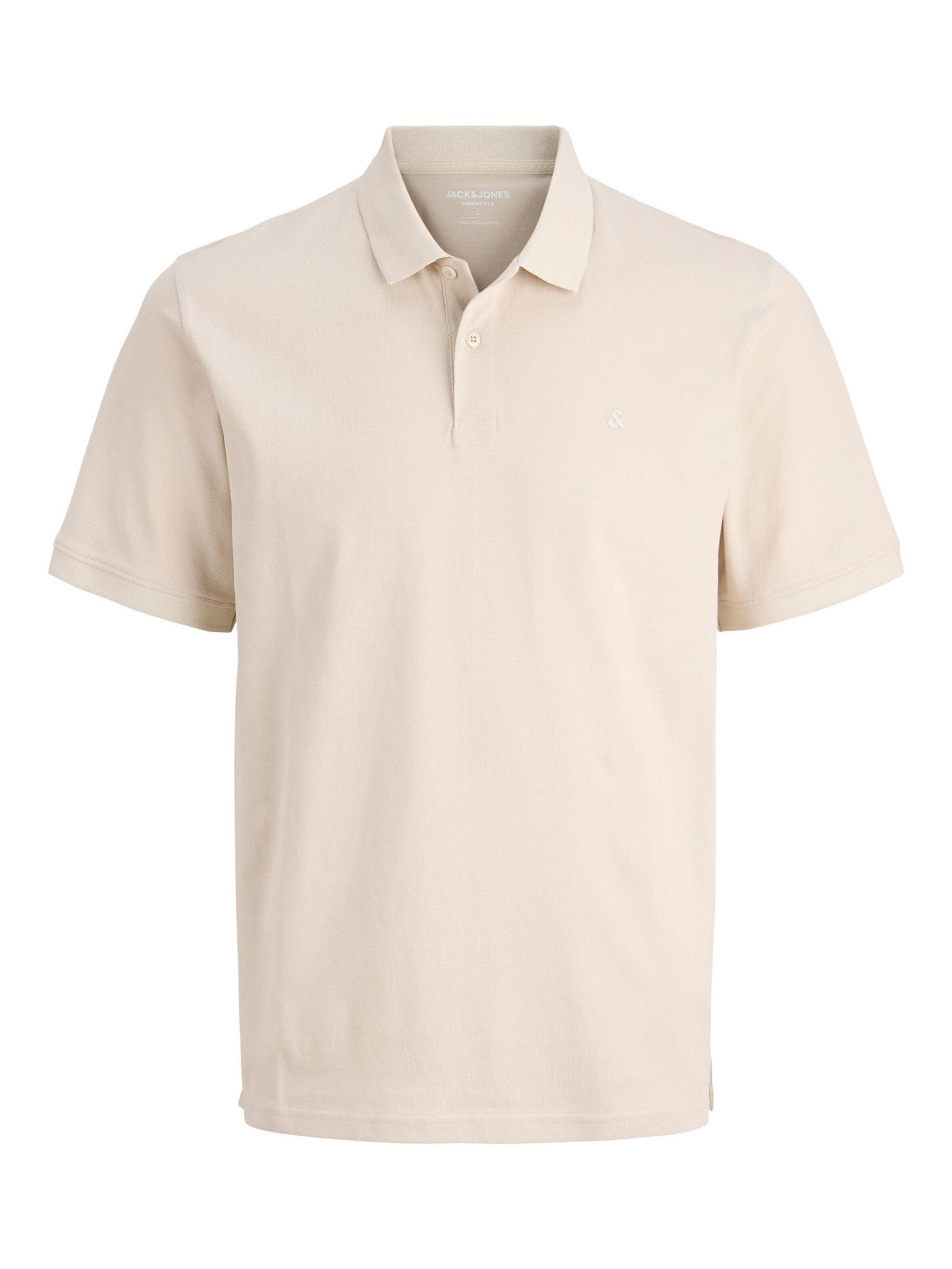 JACK & JONES Poloshirt in beige, Produktansicht