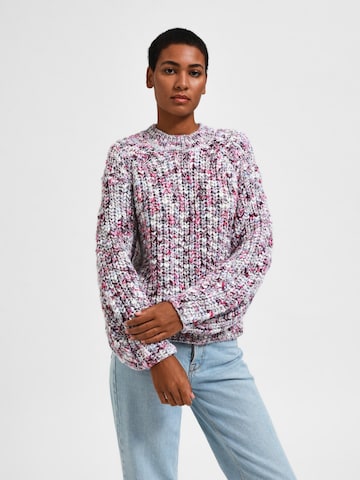 Pull-over 'Dallas' SELECTED FEMME en mélange de couleurs : devant