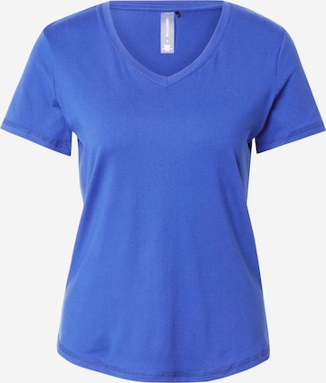 ONLY PLAY - Camiseta funcional 'ONPFONT' en azul: frente