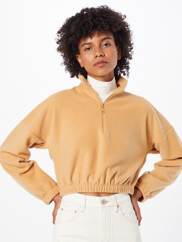 ABOUT YOU Sweatshirt 'Tania' in Beige: front