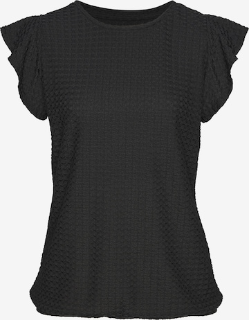 LASCANA - Camiseta en negro: frente