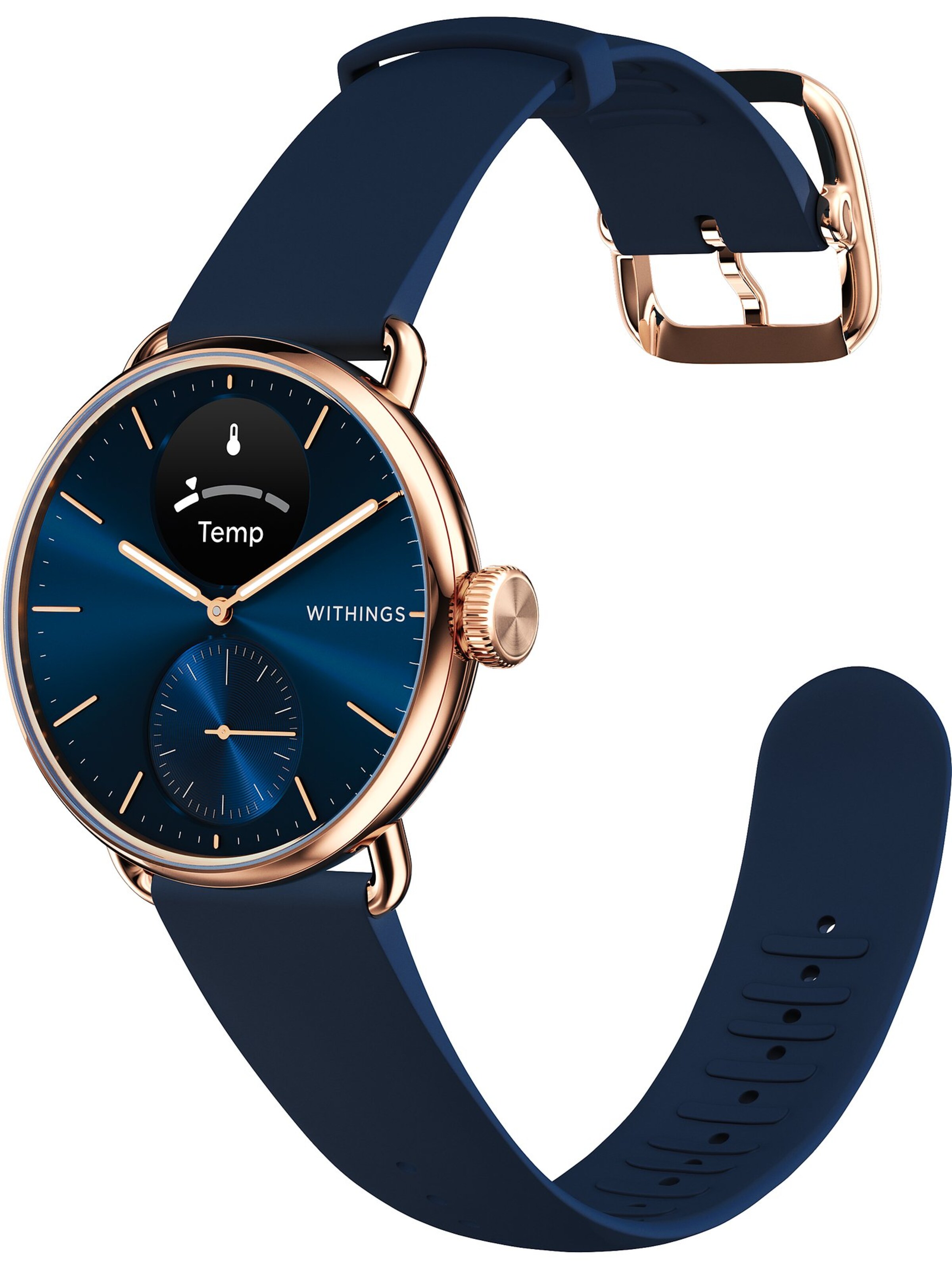 Withings Analoguhr in Blau