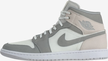 Jordan Korkeavartiset tennarit 'Air Jordan 1' värissä valkoinen: etupuoli