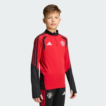 ADIDAS PERFORMANCE - Camisa funcionais 'Manchester United 26/27 Tiro' em vermelho: frente