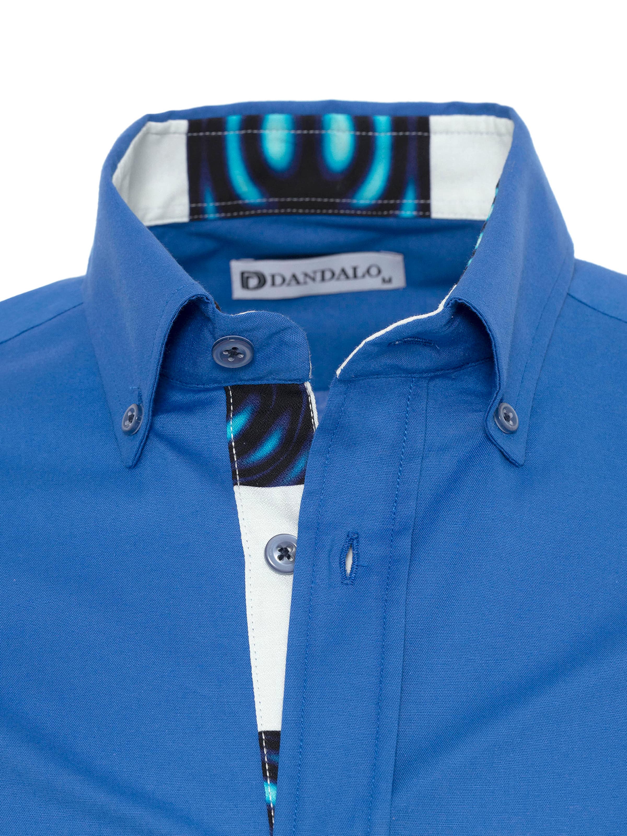 Regular fit Cămașă 'Mauri' de la Dandalo pe albastru