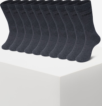 INDICODE JEANS Sokken 'Filtman' in Grijs: voorkant