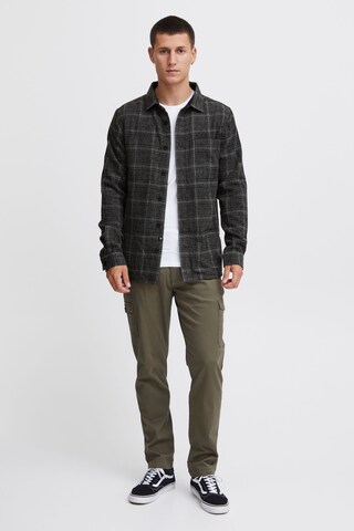 INDICODE JEANS - Ajuste regular Camisa 'Valmer' en gris