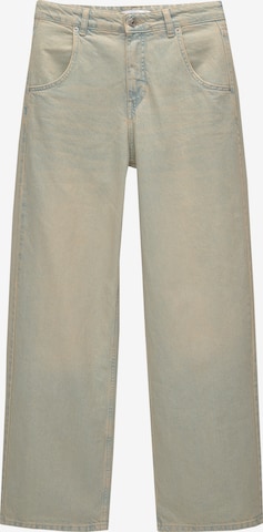 Pull&Bear Loosefit Jeans in Beige: predná strana