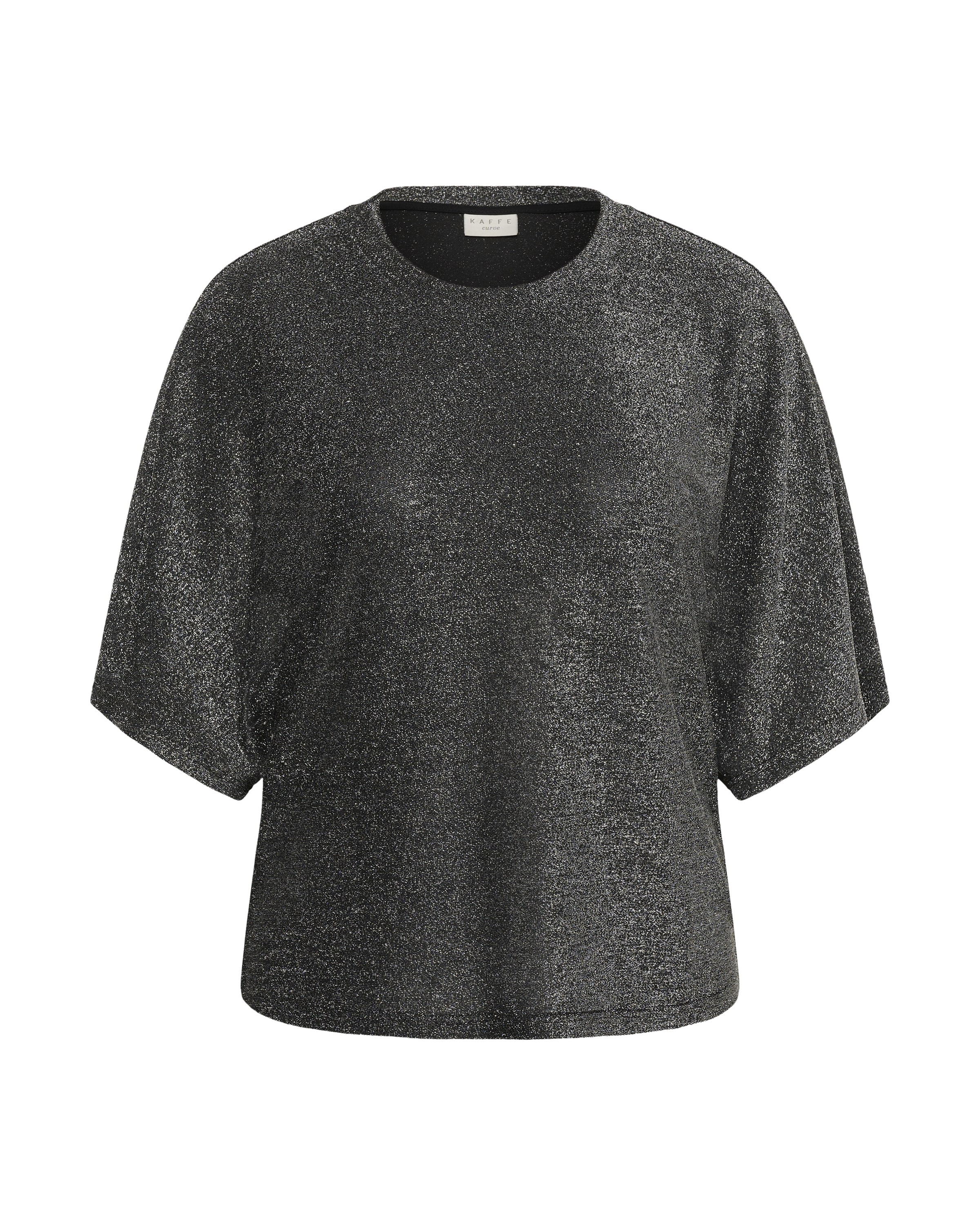 KAFFE CURVE Blouse in Silver: front
