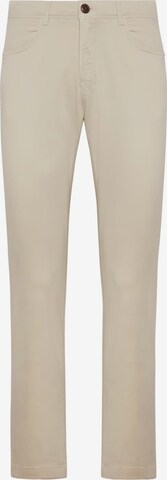 Boggi Milano Slim fit Jeans in White: front