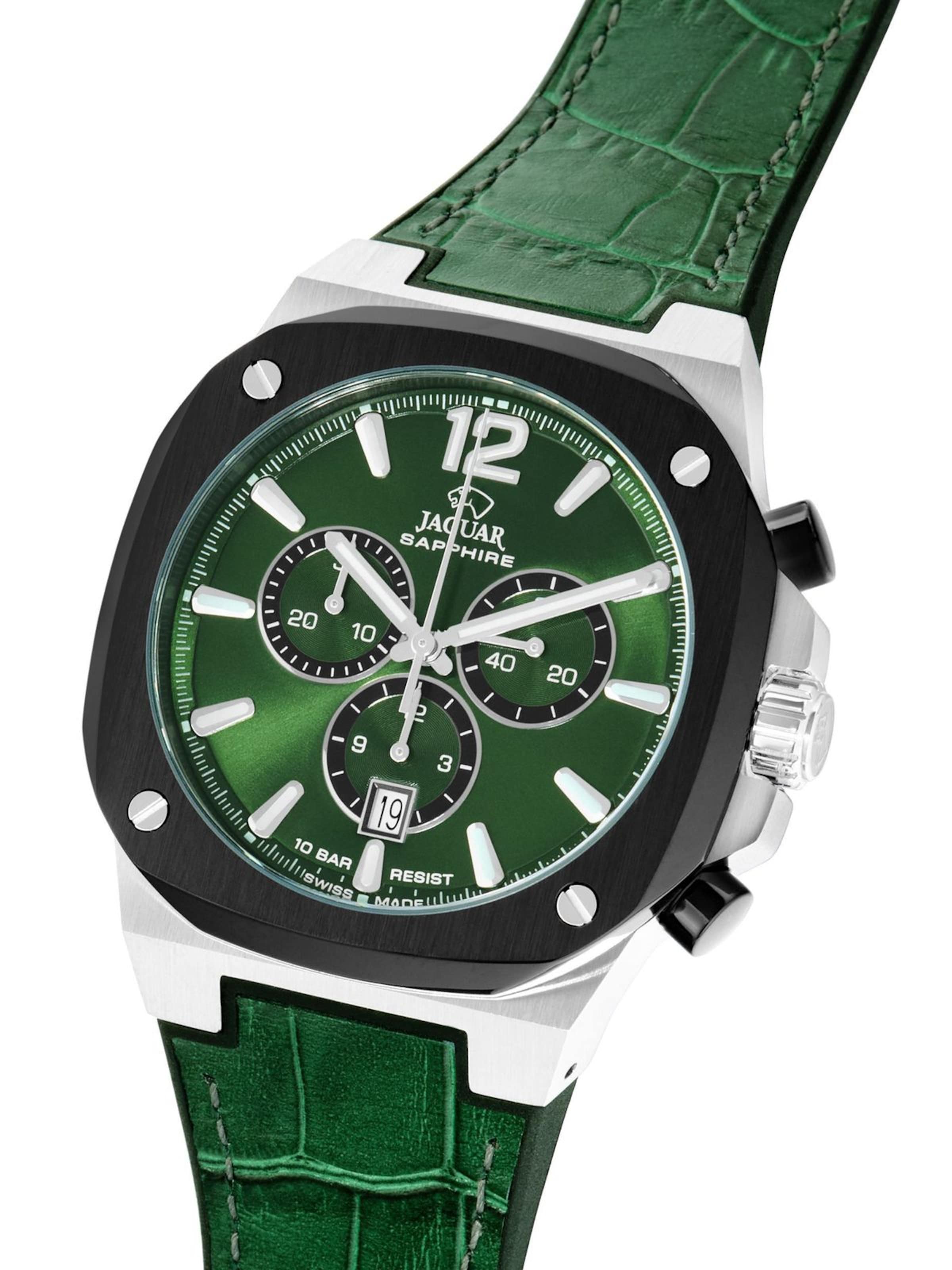 Jaguar Analog Watch in Green