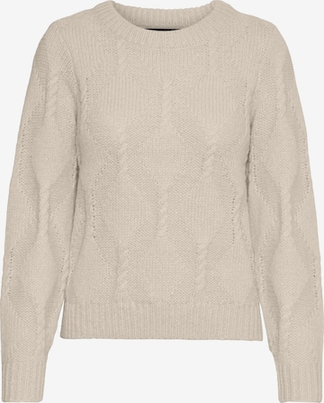 VERO MODA Sweater 'WINE' in Beige: front