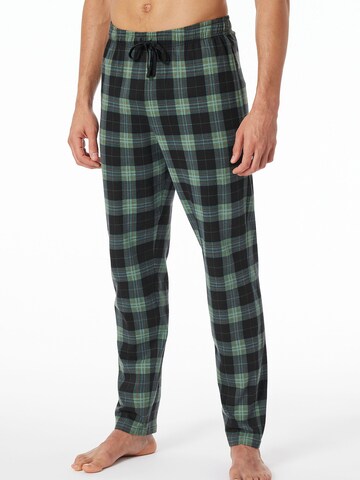 SCHIESSER Regular Pyjamahose ' Mix & Relax ' in Blau: Vorderseite